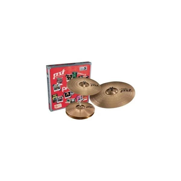 PAISTE PST5 Rock Set Pack 3pcs