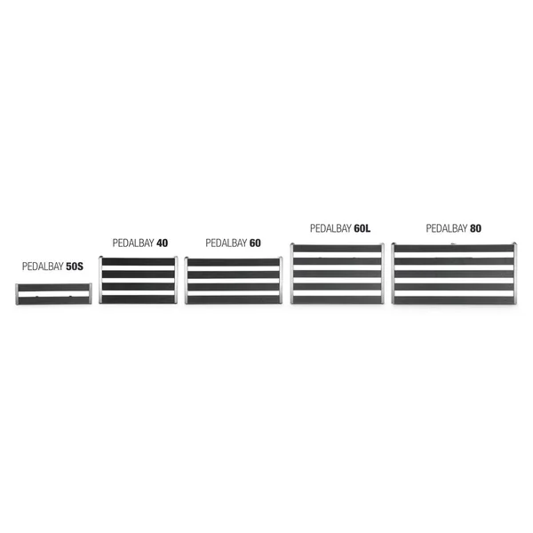 Palmer PEDALBAY® 60 - Pedalboard léger et réglable avec softcase de protection, 60 cm