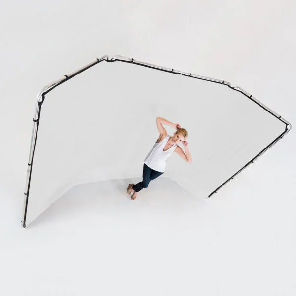 Panoramic Background White 4m