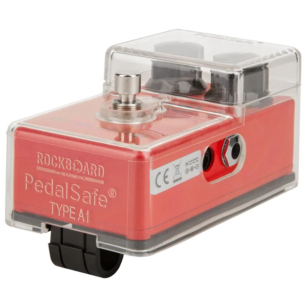 PedalSafe and QuickMount Type A1 for standard nano pedal 1 input/output (MXR, Electro Harmonix)