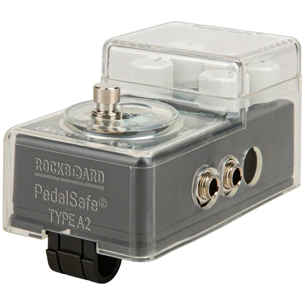 PedalSafe and QuickMount Type A2 for standard nano pedal 2 inputs/outputs (MXR, Electro Harmonix)