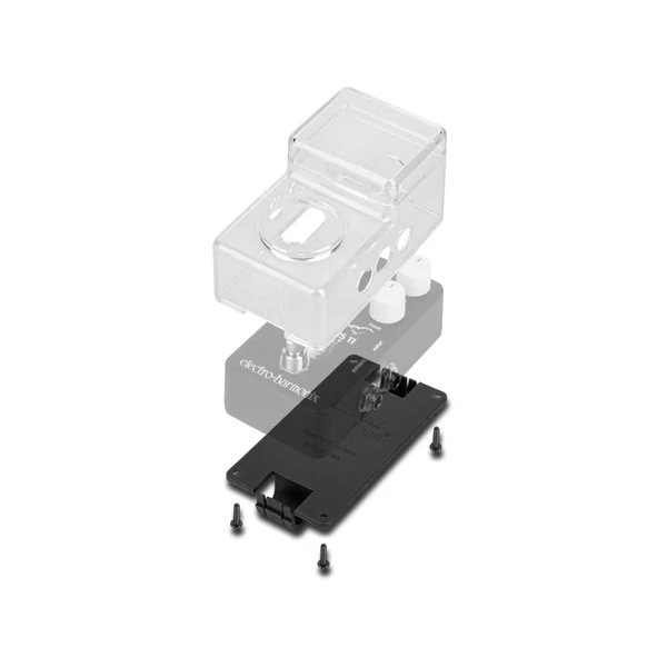 PedalSafe and QuickMount Type A2 for standard nano pedal 2 inputs/outputs (MXR, Electro Harmonix)