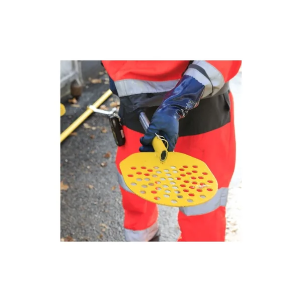 Pelle filtrante d'hydrocurage manche télescopique nanovib - Leborgne
