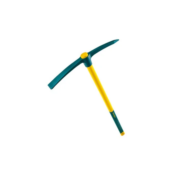 Pioche de jardin et terrassier (2kg) douille ronde manche tri-matière novagrip - Leborgne