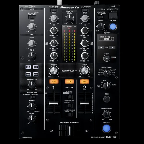 Pioneer DJ DJM-450 + PLX-500-K Pack