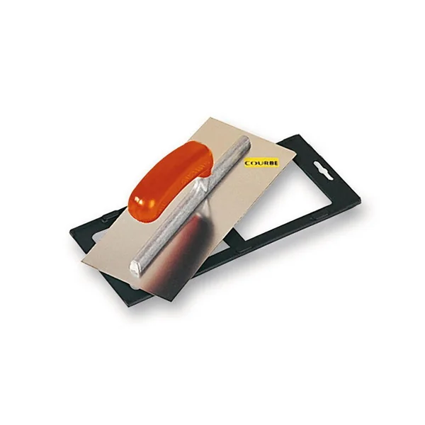 Platoir courbé plaquiste inox Mondelin 28x12cm