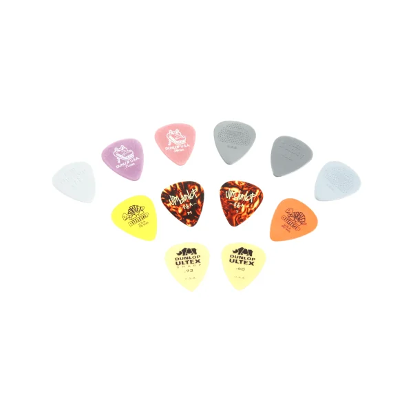 Players Pack Dunlop - Pack de 12 mediators light et medium