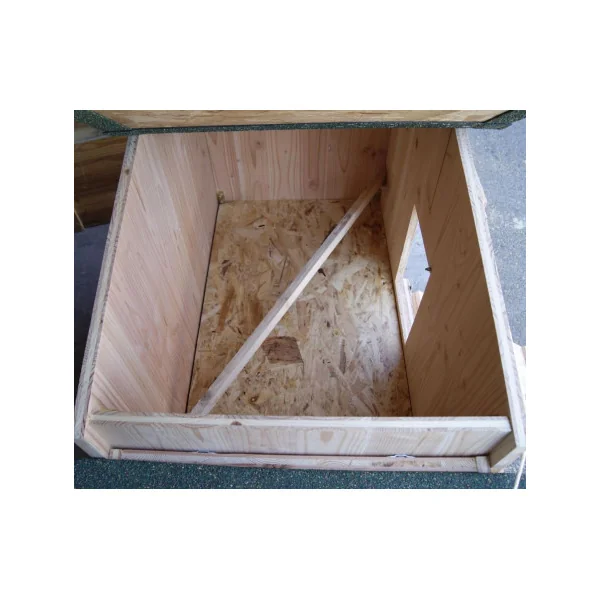 Poulailler 6 Poules Mika Douglas 19 mm Abri Poules Volaille Sans Enclos