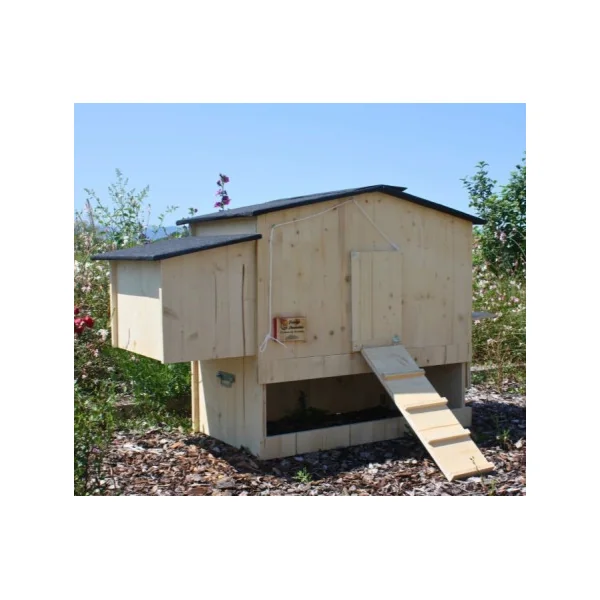 Poulailler 6 Poules Piou Epicéa 19 mm Abri Poules Volaille Sans Enclos