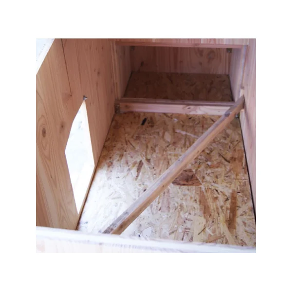 Poulailler 6 Poules Piou Epicéa 19 mm Abri Poules Volaille Sans Enclos