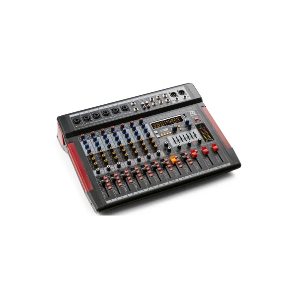 POWER DYNAMICS PDM-T804 – Table de mixage 8 canaux avec DSP 32 bits, Bluetooth et USB
