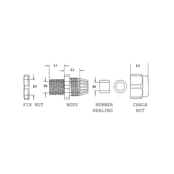 PRESSE ETOUPE IP68 METRIQUE 13-18mm (80120)