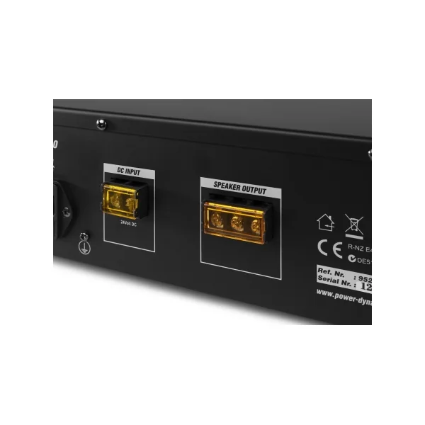 PRM60 Power Dynamics - Amplificateur de puissance mixer USB bluetooth 100V - 8 ohms 60W
