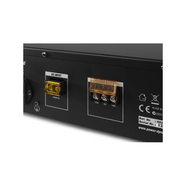 PRM60 Power Dynamics - Amplificateur de puissance mixer USB bluetooth 100V - 8 ohms 60W