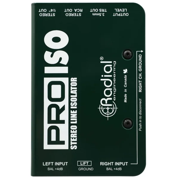 PRO ISO STEREO +4/-10dB