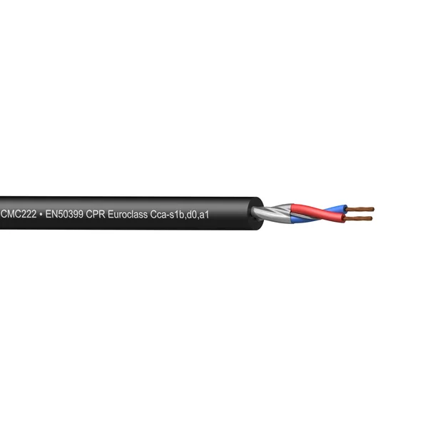 ProCab mikrofonkabel EN50399, 2 x 0.34mm² 300 m