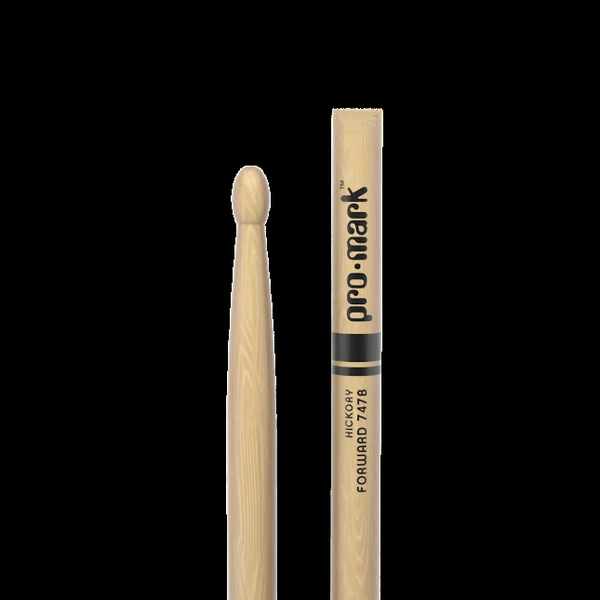 ProMark Baguettes « Super Rock » par ProMark en Hickory 747B, olive en bois