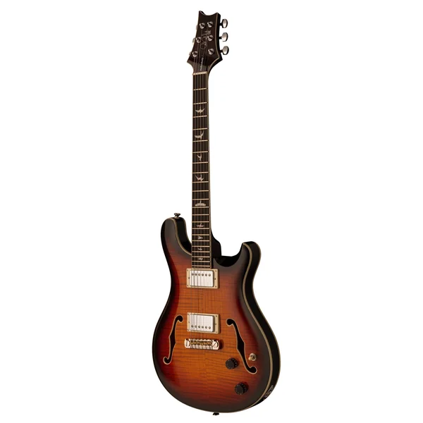 PRS SE Hollowbody II Guitare électrique (Tricolor Burst)