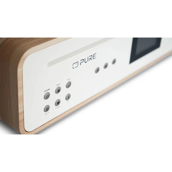 Pure Classic Stereo Hi-Fi System – DAB+, CD, Bluetooth, 100W, Egetræ