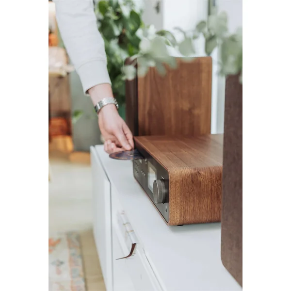 Pure Classic Stereo Hi-Fi System – DAB+, CD, Bluetooth, 100W, Valnød