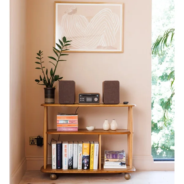 Pure Classic Stereo Mini Hi-Fi System – DAB+, CD, Bluetooth, 40W, Valnød