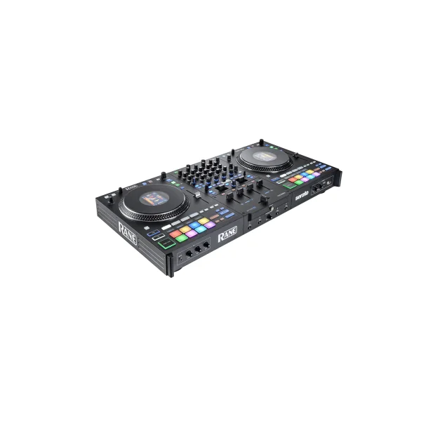 Rane DJ Performer Contrôleur DJ motorisé 4 voies, plateaux motorisés, stems Serato, 16 pads
