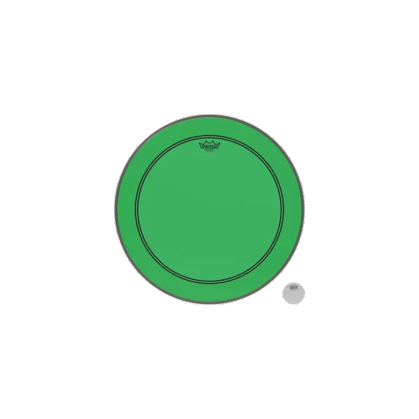 REMO Colortone 22" Powerstroke 3 Bass Green