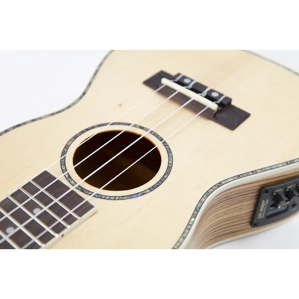 Reno RU320E Grand Concert Ukulélés avec Pickup et Tuner (Naturel)
