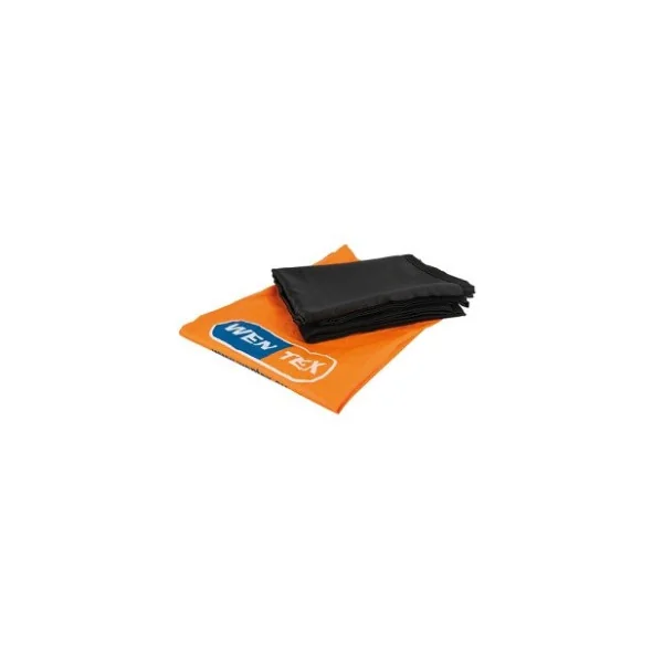 RIDEAU MEDIUM SATIN NOIR BRILLANT 280 X 120 CM P&D WENTEX