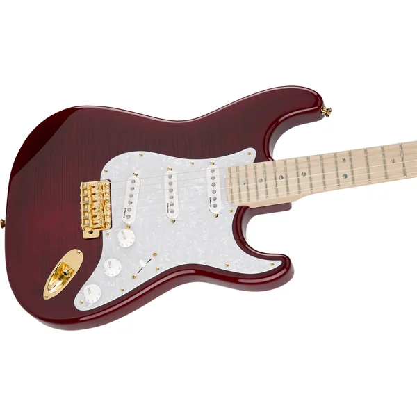 Ritchie Kotzen Stratocaster Japan Ltd (MN) - transparent red burst