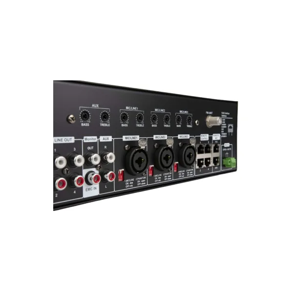 RONDSON AMX-4120 – Amplificateur mélangeur 4 zones 4 × 120 W avec lecteur multimédia intégré