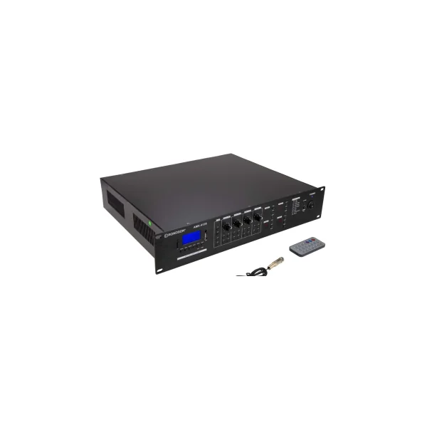 RONDSON AMX-4240 – Amplificateur mélangeur 4 zones 4 × 240 W avec lecteur multimédia intégré