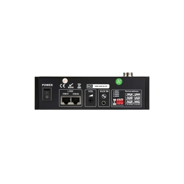 RONDSON AMX-4A – Pupitre microphone d’appel professionnel 4 zones