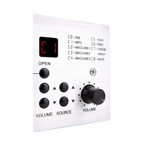 RONDSON AMX-4C – Platine murale d’animation avec entrée micro, ligne et Bluetooth