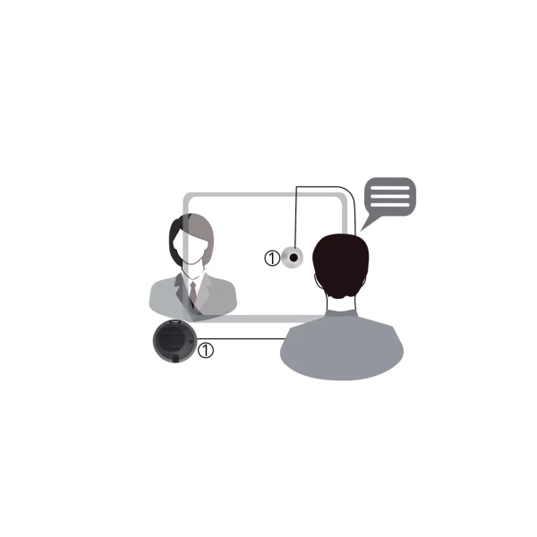 RONDSON GM 23 R – Interphone de guichet double communication 12V
