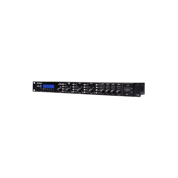 RONDSON MX-404 – Préamplificateur mélangeur matriciel 4 canaux / 4 zones avec lecteur multimédia