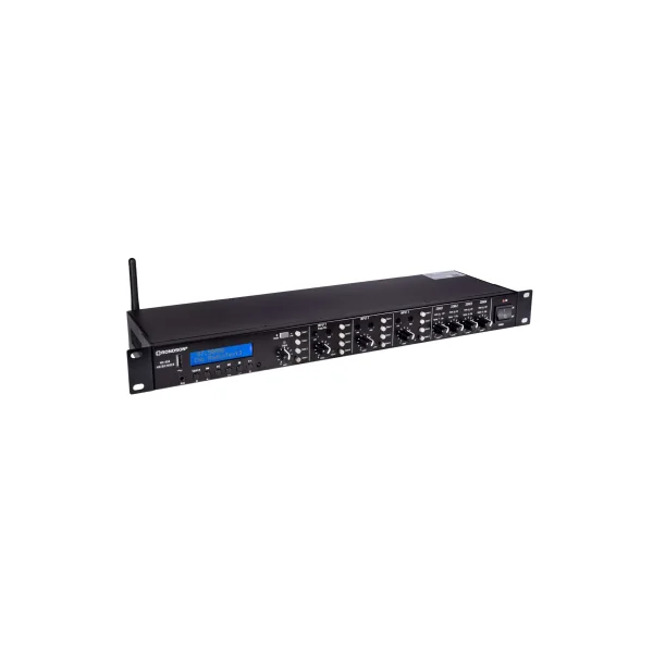 RONDSON MX-404 – Préamplificateur mélangeur matriciel 4 canaux / 4 zones avec lecteur multimédia