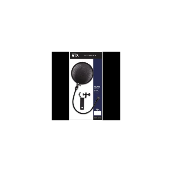 RTX MDX Pied de micro droit embase trepied - noir