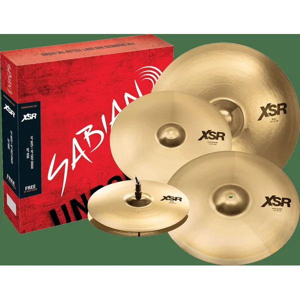 Sabian Xsr Pack Harmonique 14"-16"-20" + Crash 18" Offerte