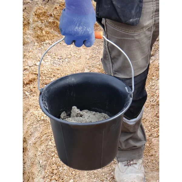 Seau de maçon plastique avec poignée - Mondelin