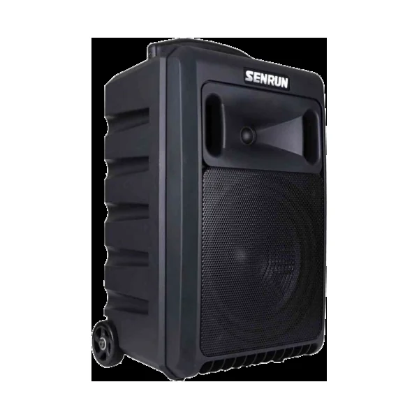 SENRUN EP 810 - Pack enceinte 120 W autonome avec Micro UHF, Lecteur Bluetooth/USB/SD et housse.