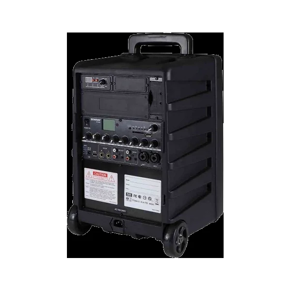 SENRUN EP 890 - Pack enceinte 110 W autonome avec Micro UHF, Lecteur Bluetooth/USB/SD et housse.