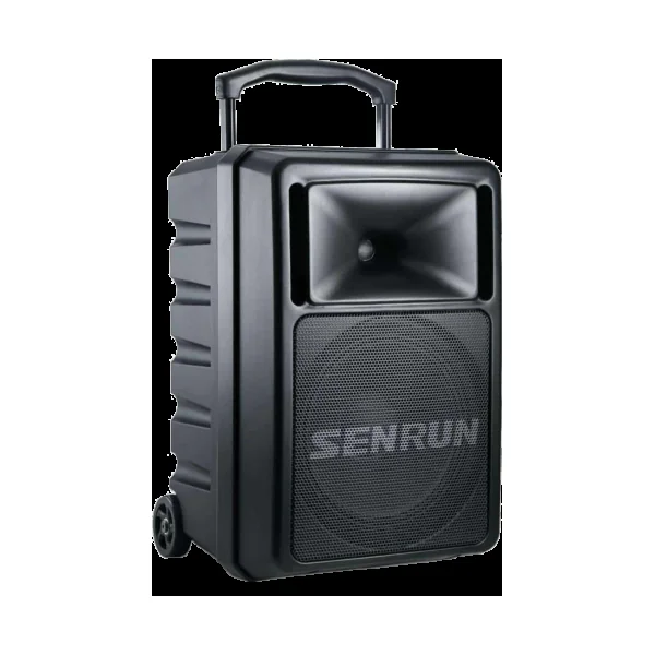 SENRUN EP 980 - Pack enceinte 180 W autonome avec Micro UHF, Lecteur Bluetooth/USB/SD et housse.