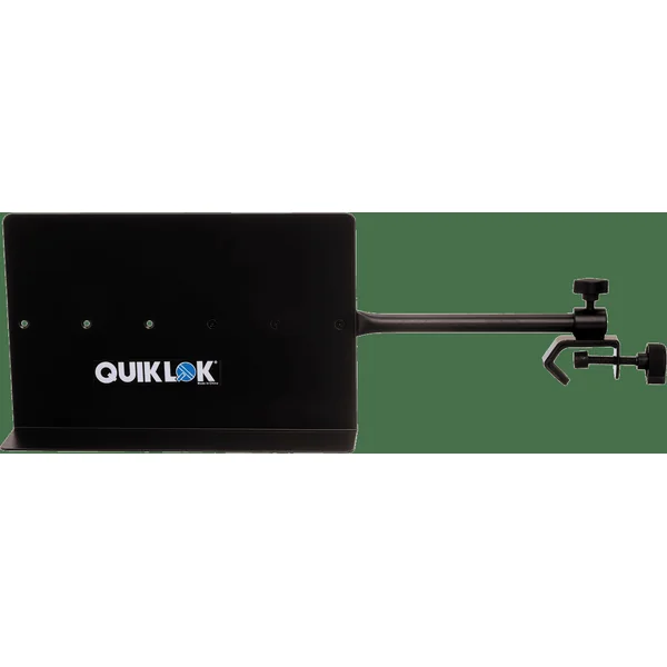 Sheet music support with clamp - black