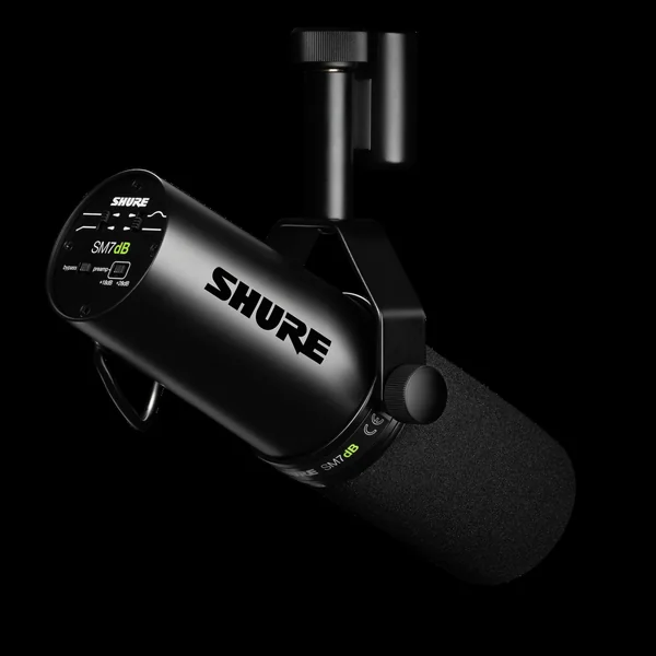 Shure SM7dB Microphone dynamique actif pour podcast