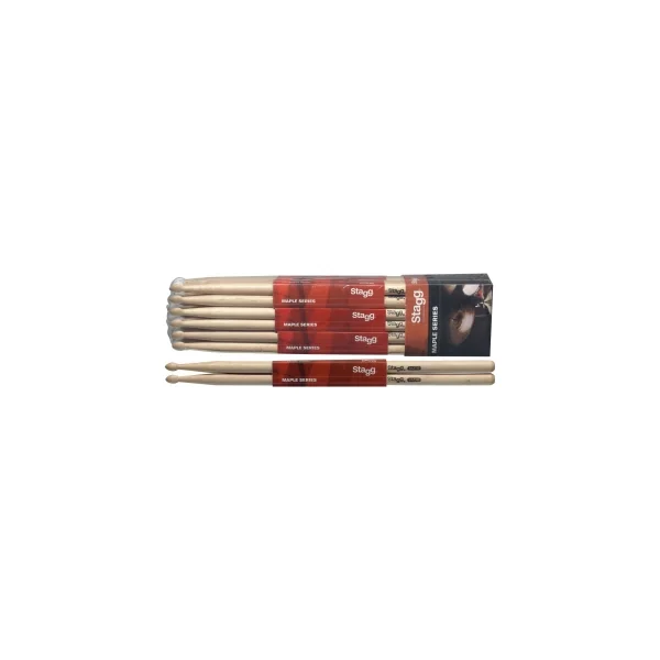 STAGG PACK125BM Pack Baguettes 5B Maple 12 Paires