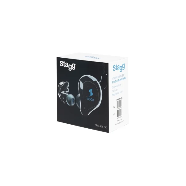 STAGG SPM-435 BK Écouteurs Intra-Auriculaires Black