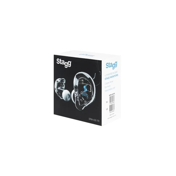 STAGG SPM-435 TR Écouteurs Intra-Auriculaires Clear
