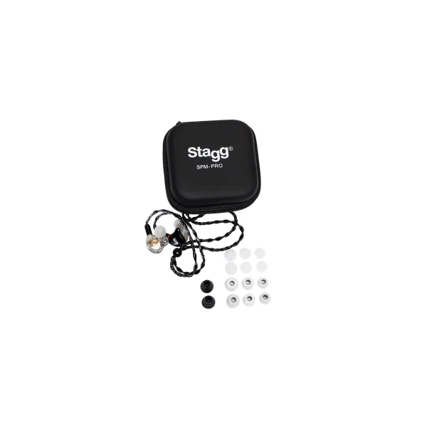 STAGG SPM-PRO BK Écouteurs Intra-Auriculaires Black