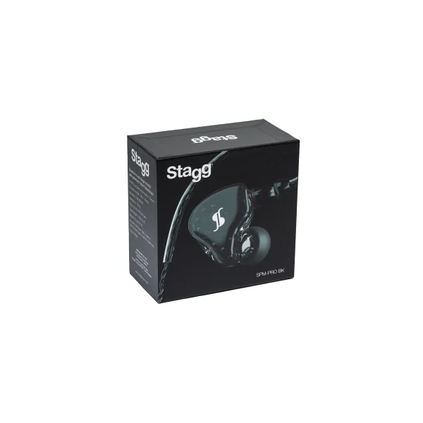 STAGG SPM-PRO BK Écouteurs Intra-Auriculaires Black